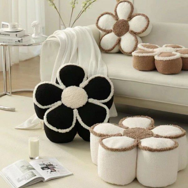 Stereoscopic sitting block, household floor cushion, living room leg stool, cute cushion, pillow