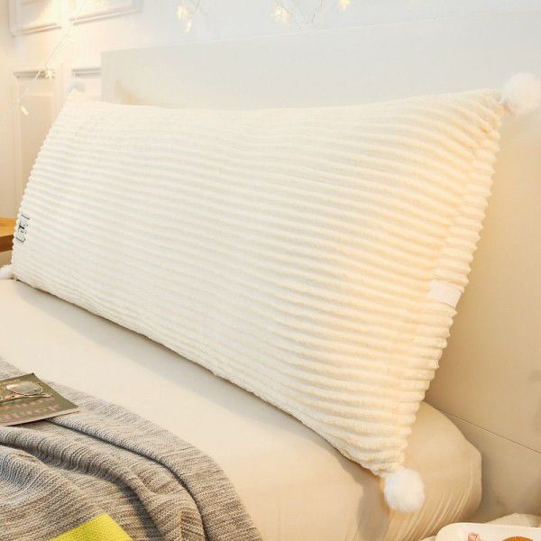 Wholesale Super Sweet Cream Bedhead Cushion ins Wind Backrest Bed Cushion Dormitory Tatami Soft Bag Large Pillow Length