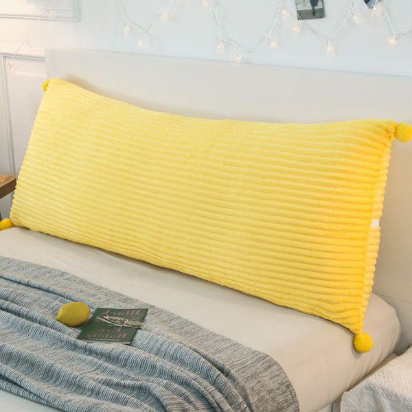 Wholesale Super Sweet Cream Bedhead Cushion ins Wind Backrest Bed Cushion Dormitory Tatami Soft Bag Large Pillow Length